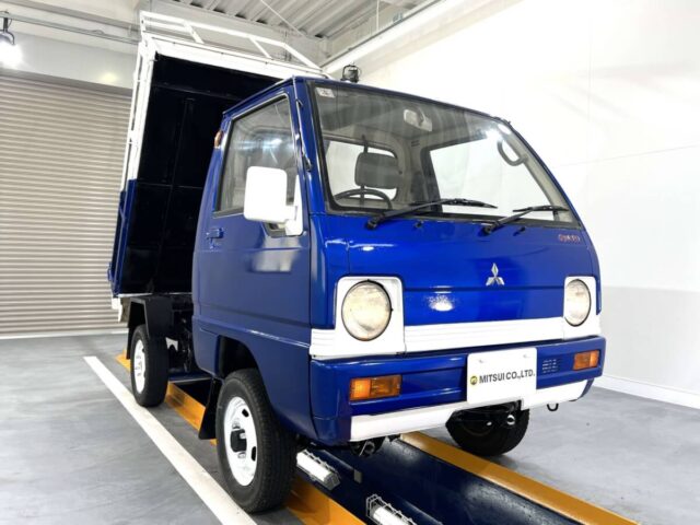 For sale 1990 Mitsubishi minicab truck dump U15T-0138035 #Japanese #keitruck #minitruck #4wd #mitsubishi #minicab #dump #usa #uk
