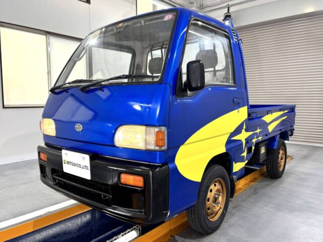 For sale 1993 Subaru sambar truck KS4-141456 #Japanese #keitruck #minitruck #subaru #sambar #usa #uk