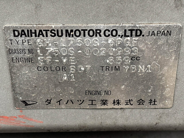 For sale 2000 Daihatsu NAKED L750S-0020993 #Japanese #kei #daihatsu #NAKED #usa #uk