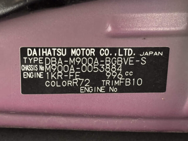 For sale 2017 Toyota tank M900A-0053884 #Japanese #hatchback #toyota #tank #usa #uk