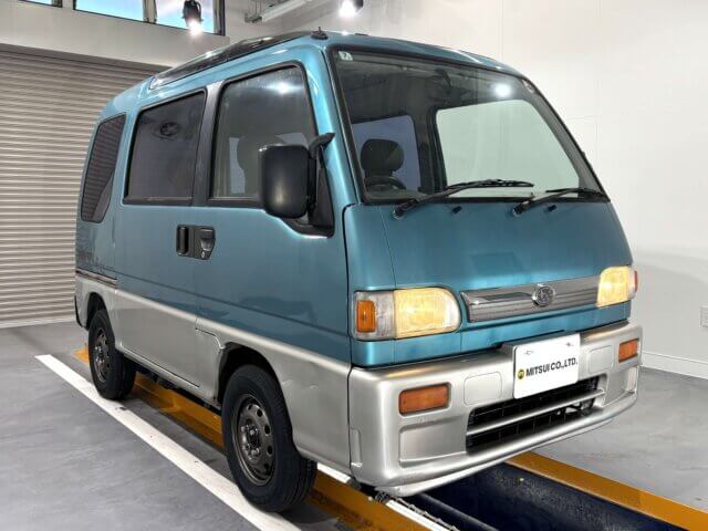 For sale 1998 Subaru sambar van KV4-180261 #Japanese #keivan #minivan #subaru #sambar #usa #uk